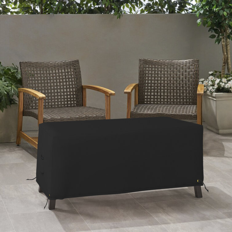 Arlmont & Co. HeavyDuty Waterproof Rectangle Ottoman Deck Box Cover